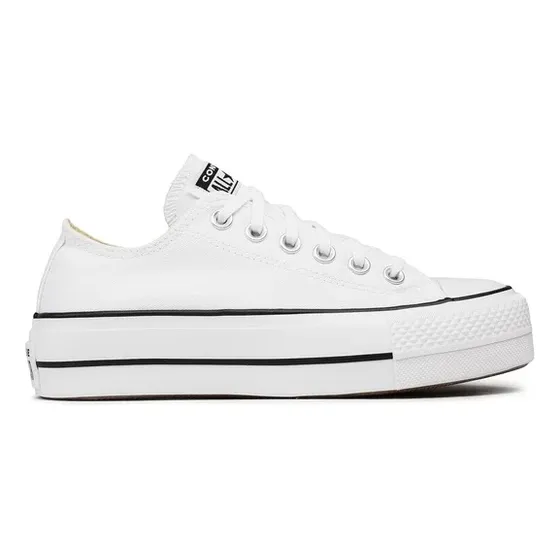 Zapatos Converse C Ctas Lift Ox Leather White/black/white