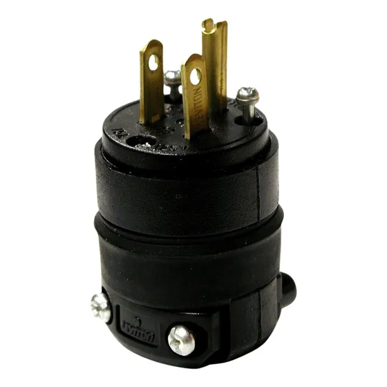 Clavija De Hule Uso Rudo 15amp 125v Paquete 10pz