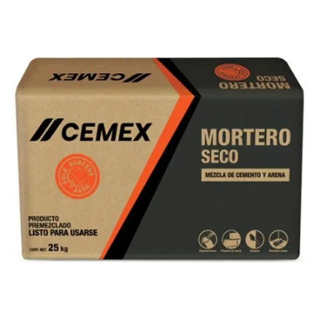 Mortero Seco Premezclado Cemex 25 Kg