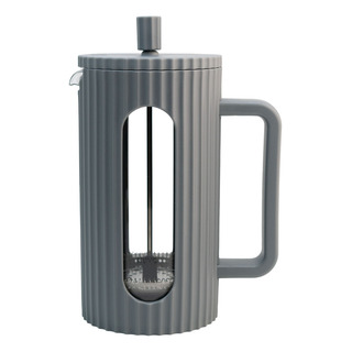 Prensa Francesa Doble Pared Con Asa Para Café O Té 1 Lt Color Gris Prensa Francesa Doble Pared Con Asa Para Café O Té 1 Lt Color Gris