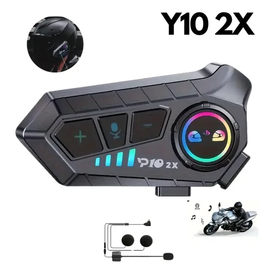 Intercomunicador Para Cascos Moto 1 Pieza Bluetooth