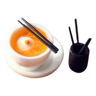 Set De Ramen En Miniatura Para Casa De Muñecas, Paquete De 4 Set De Ramen En Miniatura Para Casa De Muñecas, Paquete De 4
