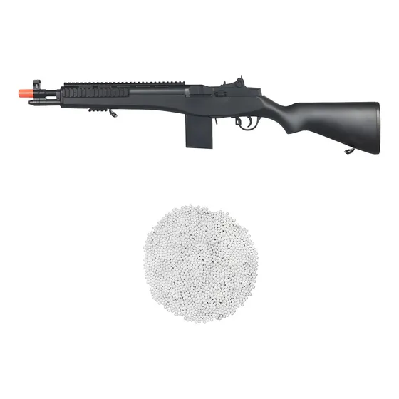 Rifle Airsoft M14 M305f Spring 6mm - Double Eagle + Esferas