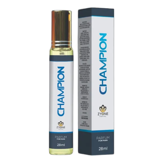 Perfume Masculino Zyone Champion 28ml - Alta Fixação