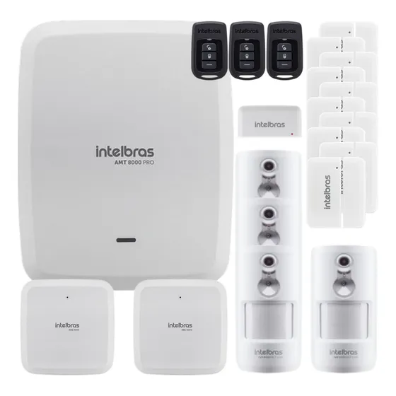 Alarme Intelbras Amt 8000 Pro Wi-fi C/ Sensor Pet C/ Câmera