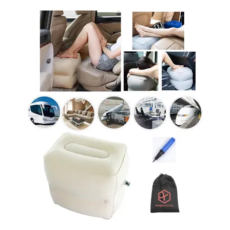 Almohada Reposapiés De Viaje Inflable  Envio Inmediato