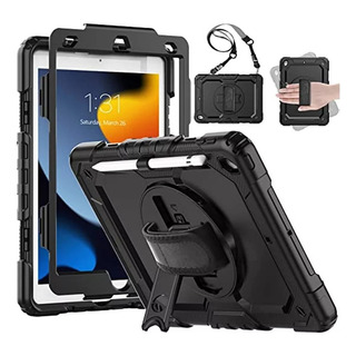 Capa Anti Impacto C/ Alça Protetor Tela Para iPad 9/8/7 10.2 Capa Anti Impacto C/ Alça Protetor Tela Para iPad 9/8/7 10.2