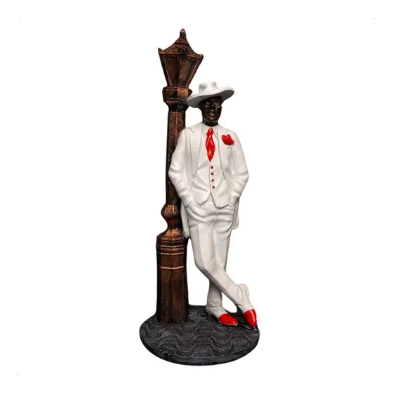 Imagem Zé Pelintra Poste (b) (d) 25 Cm - Umbanda Candomblé