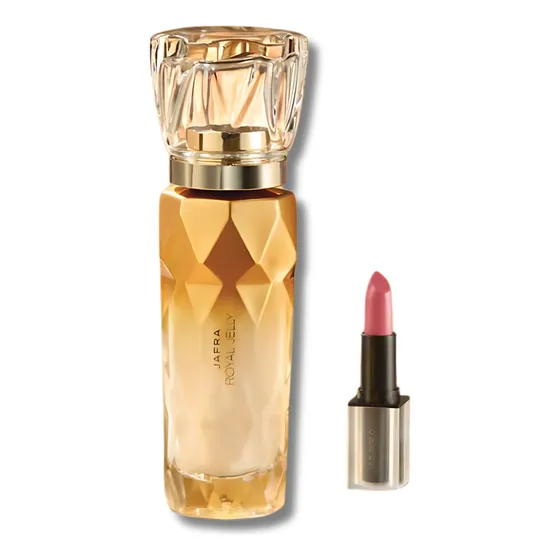 Crema Facial Jalea Real Jafra 100ml + Labial Color Passion Todo Tipo De Piel Día/noche