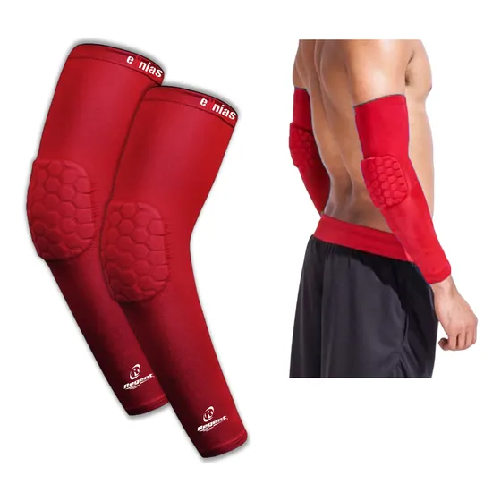 Par De Codera Compresion Tipo Colmena Protector De Codo