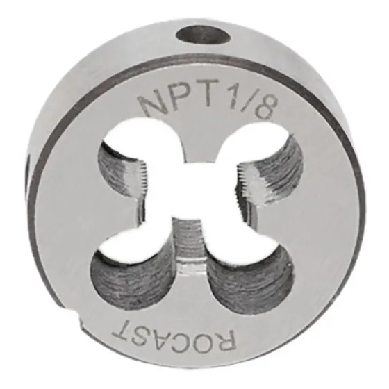 Cossinete 1/8 Npt (tarraxa) Hss - Rosca Cônica Para Tubo 