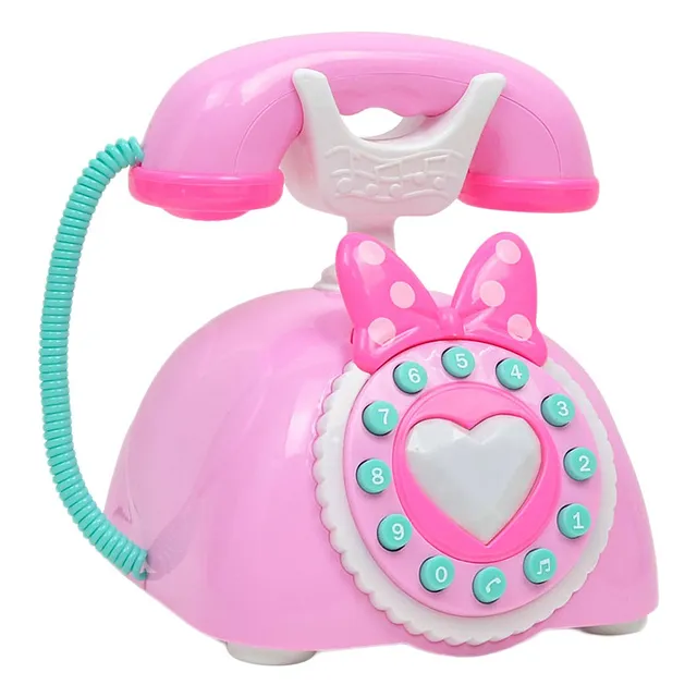 Juguete De Teléfono Vintage Plástico Para Niños /azul