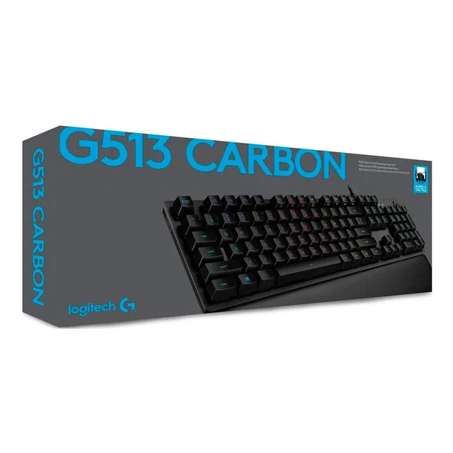 Teclado Gamer Logitech G513 Carbon Lightsync Rgb Black