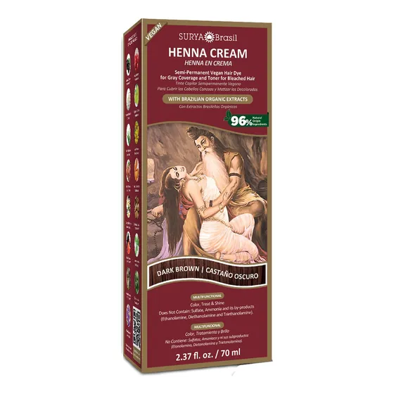 Crema Para Teñir El Cabello Surya Brasil Henna Deep Conditio
