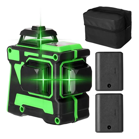 Kkmoon Multifuncional 3d 12 Líneas Láser Nivel Herramienta V
