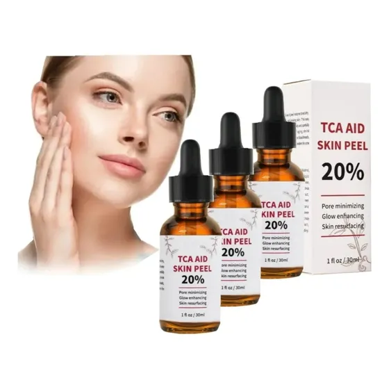 3×30 Ml Tca Aid Skin Peeling Acid Tricloroacético 20% Pele