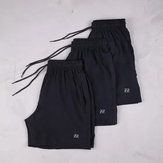Kit 3 Bermudas Masculinas Academia Treino Praia Verão Fit