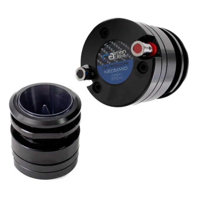 Par Tweeter Neodimio Carbon Audio 600w Max Color Negro