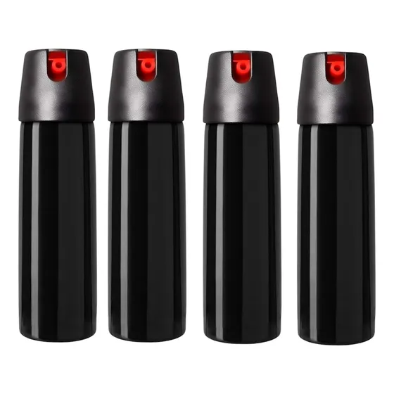 4 Pz 90 Gr Gas Pimienta Lacrimogeno Defensa Personal Premium