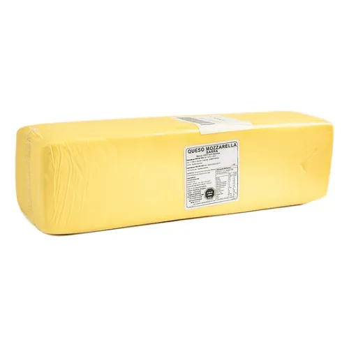 Queso Mozzarella Para Pizza.  Molfino Arg Barra 3,5 Kg