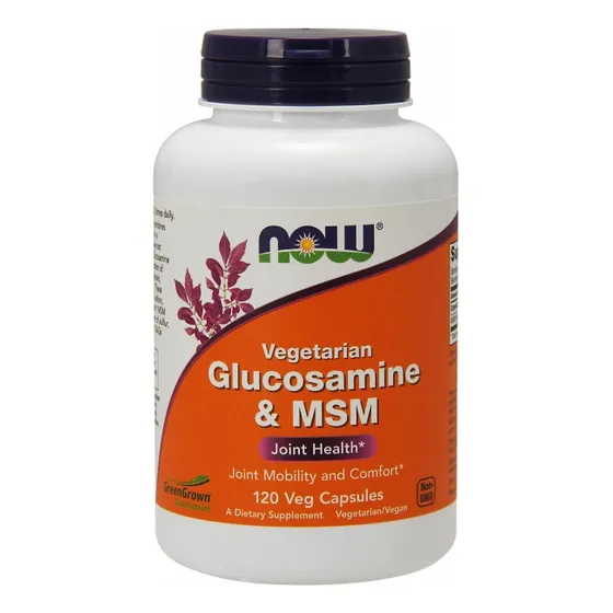 Supplement Now Foods Glucosamina Y Msm, 120 Cápsulas Vegetal