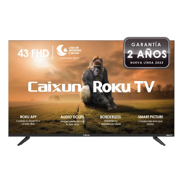 Smart TV Caixun LED 43" FHD Roku TV C43V1FR