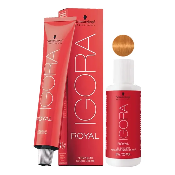 Igora Royal Kit Água Oxigenada + Coloração