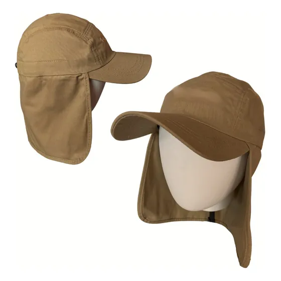 Cubre Nuca Chocolate - Sombrero Gorro Alta Proteccion Sol