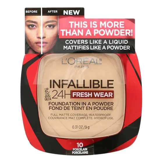 Base Pó Foundation Loreal Paris Infallible  24h Fresh Wear