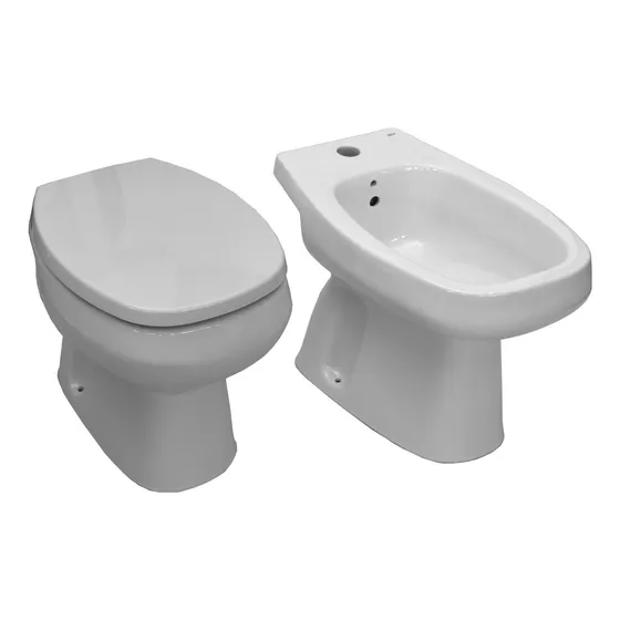 Juego Sanitarios Roca Monaco Inodoro Corto Bidet Tapa