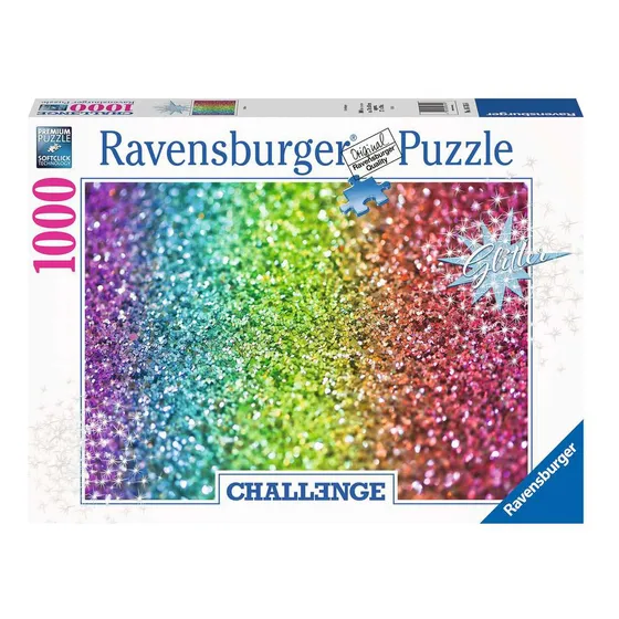 Rompecabezas Glitter Challenge Ravensburger 1000 Piezas