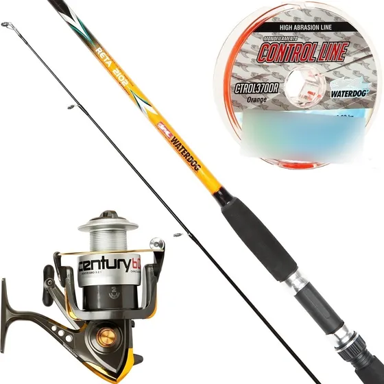 Combo Pesca Waterdog Reel Century 602 + Caña Reta 2.40m