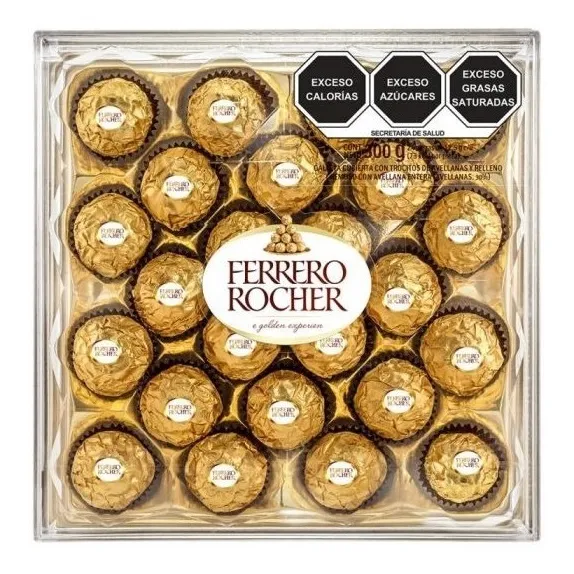 Ferrero Rocher Chocolate Clásico 24pz 300g