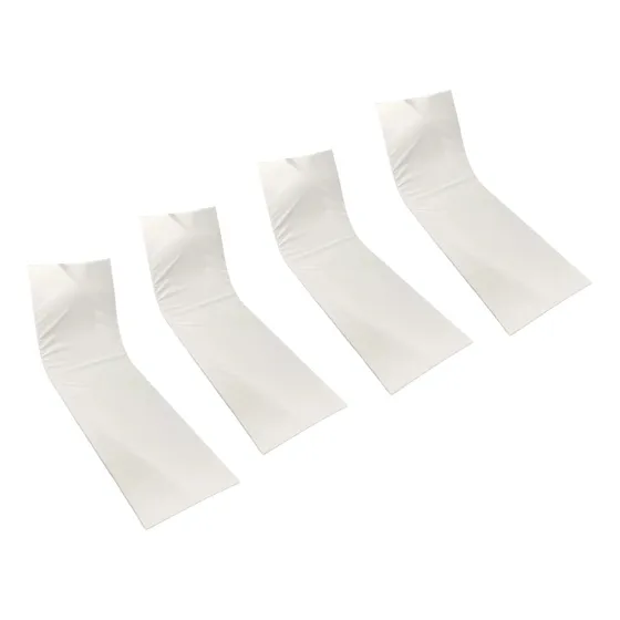 Colchão Almofada Espreguiçadeira Dupla-face Branco Kit 4un