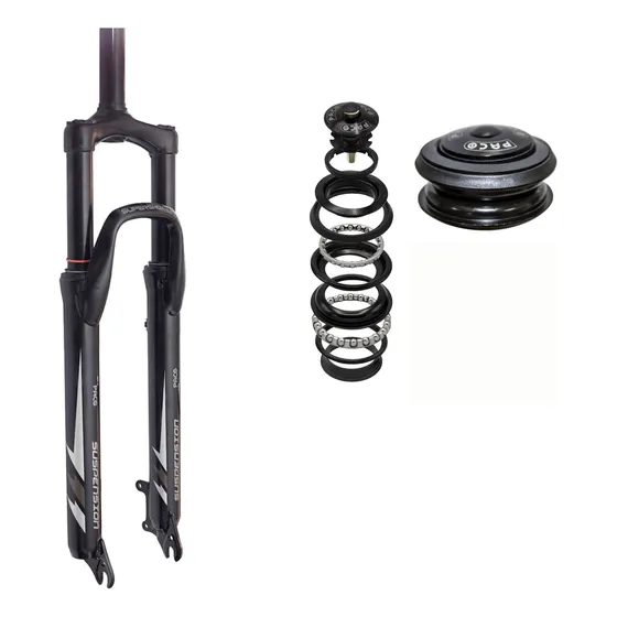 Garfo Amortecedor Aro 29 Suspensão + Caixa De Direção 44mm