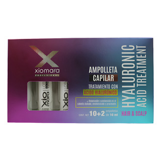 Tratamiento Capilar Ampolletas Ácido Hialurónico Xiomara10ml Tratamiento Capilar Ampolletas Ácido Hialurónico Xiomara10ml