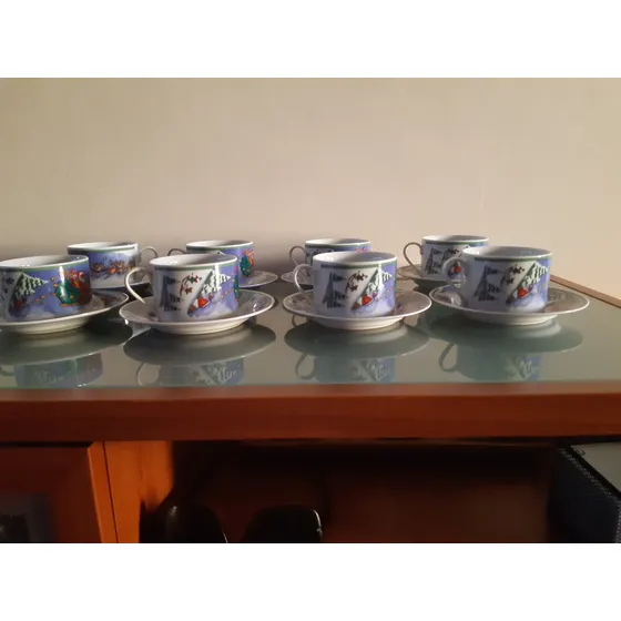 Vajilla Navideña Para 8 Personas 40 Piezas