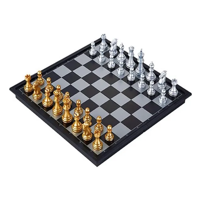 Juego De Ajedrez De Viaje 3 En 1-9,8 Pulgadas Juego De Y De