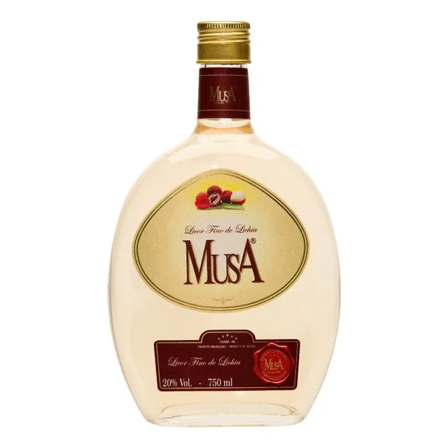 Licor Fino De Lichia Garrafa 750ml Musa Original Promoção
