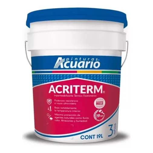 Impermeabilizante Acriterm 3 Años - 19 L