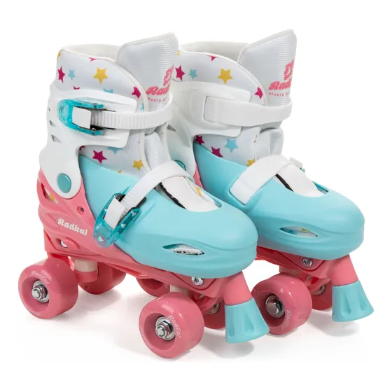 Patins 4 Rodas Ajustável Azul 34 Ao 37 - Pk-04ab - Fenix