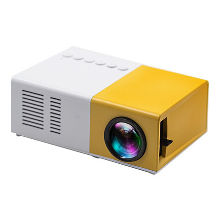 Mini Projetor Portátil Led 1080p 400 600 Lúmens Yg300 Lcd Mini Projetor Portátil Led 1080p 400 600 Lúmens Yg300 Lcd