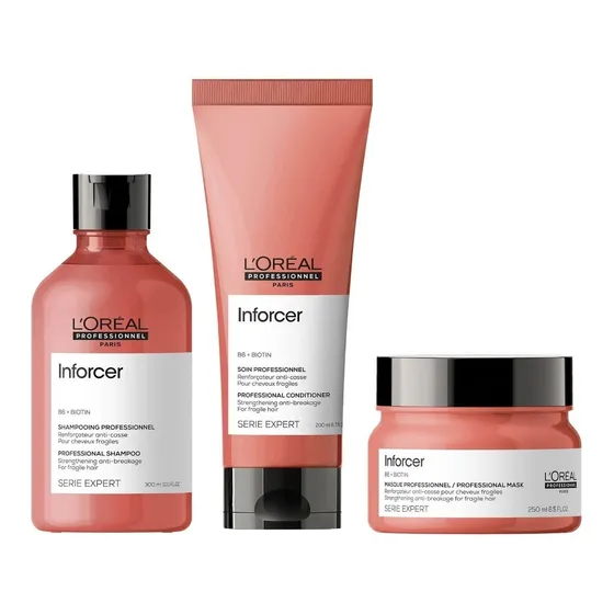 Shampoo + Acondicionador + Mascarilla Loreal Inforcer