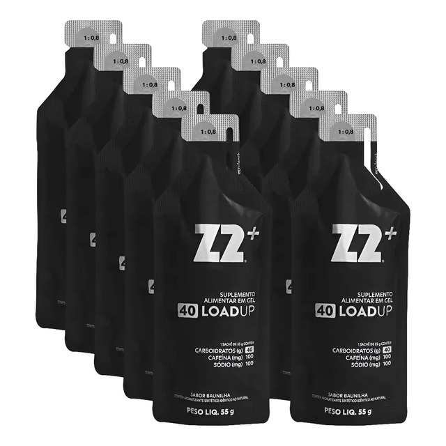 Energy Gel Z2+ Original Caf 40 Carb Box 10uni Sachê 55g Original