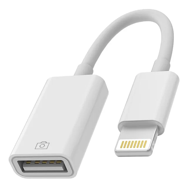 Adaptador Cable Para iPhone iPad Lightning A Usb Hembra Otg