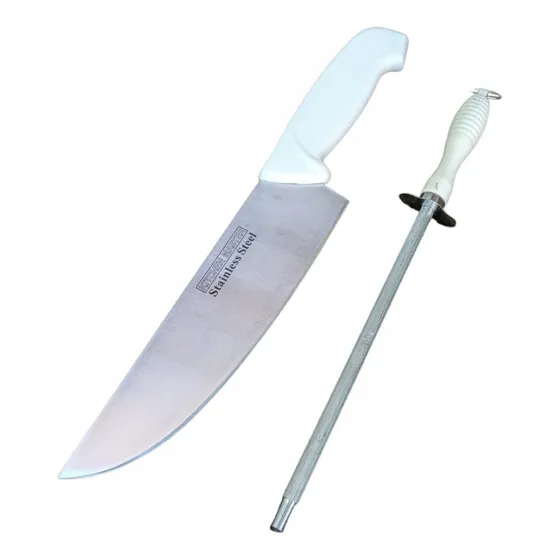 Cuchilla De Cocina Kitchen Master 20 Cm Con Chaira
