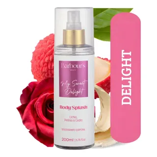 Hannity Cosmeticos Body Splash My Sweet Delight Barbour's Cedro Peôni
