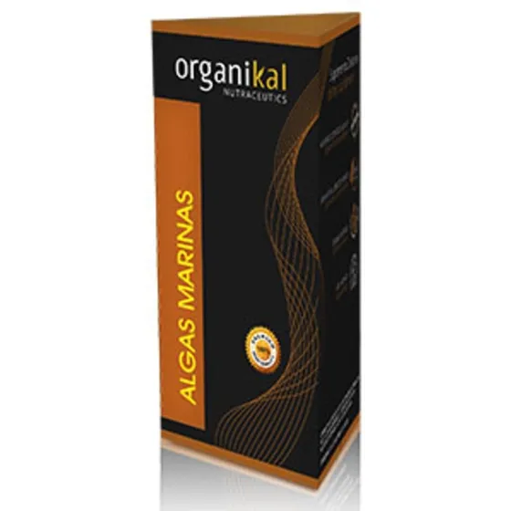Algas Marinas Organikal X60 Capsulas Wakame Nori B12 Natural