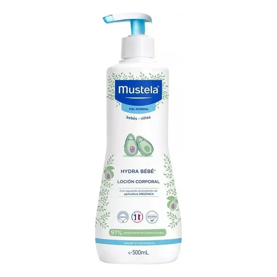 Crema Mustela Hydra Bébé Loción Corporal Piel Normal 500 ml