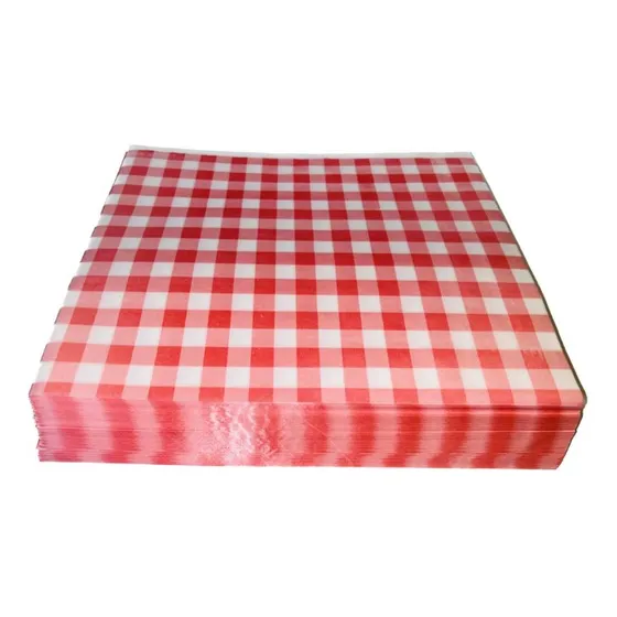 Papel Grado Alimenticio Impreso Cuadros 34x44cms 1000 Hojas